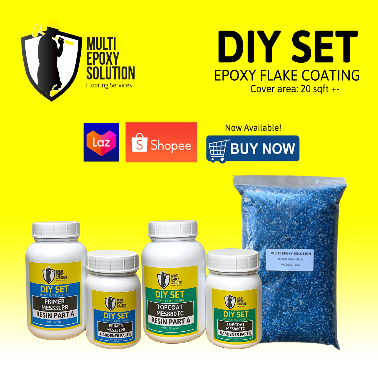 DIY - Epoxy Flake Coating